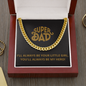 Cuban Link Chain. Happy Father's Day. For Dad. Father. Papa. Super Dad.