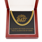 Cuban Link Chain. Happy Father's Day. For Dad. Father. Papa. Super Dad.