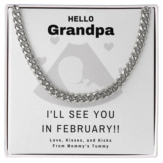 Hello Grandpa. Cuban Link Chain.